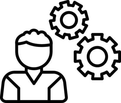 Ongoing Work Process vector