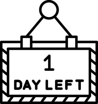 Countdown Timer Display vector