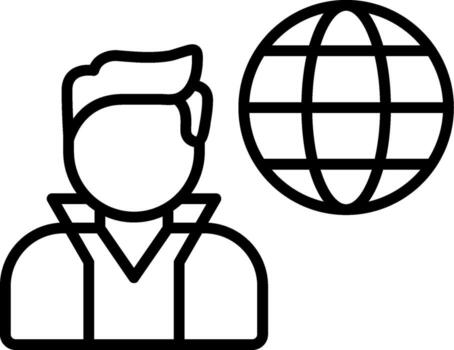 Remote Working Mode vector