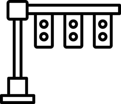 Multiple Traffic Lights vector