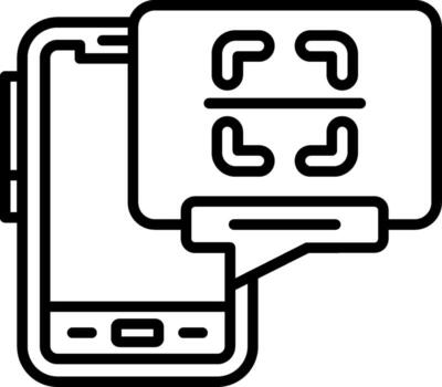 QR Code Mobile Scanner vector