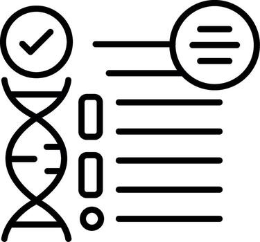 DNA Testing Procedure vector