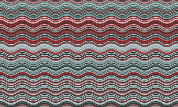 resumen ondulado rayas modelo en apagado rojo y gris tonos Perfecto para sitio web antecedentes, textil diseños, o agregando un sutil textura a tu proyectos vector