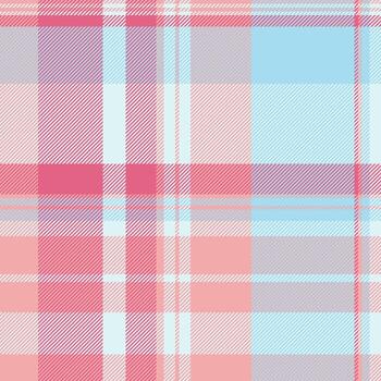 Refresh check background pattern, loft texture seamless fabric. Shabby plaid textile tartan in light and cyan colors. vector