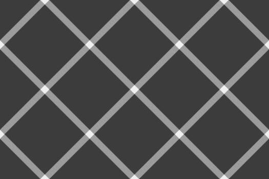 Tweed check seamless, jersey plaid pattern texture. Rest tartan fabric background textile in grey and white colors. vector