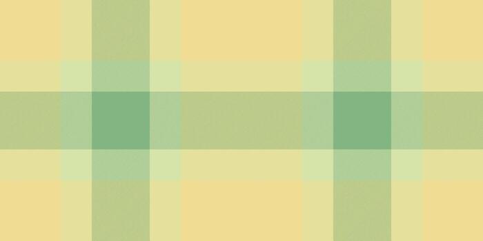 Single seamless plaid, customized check texture background. Professional tartan textile fabric pattern in yellow and light colors. vector