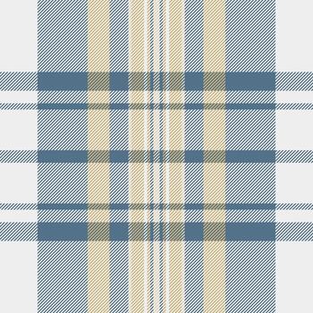 Classic tartan pattern. Seamless checkered texture in neutral tones for background, fabric design, or digital paper. Great for textiles, apparel, or crafts. vector
