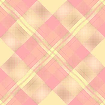 Trim background fabric, endless texture textile tartan. Wallpaper check seamless pattern plaid in red and orange colors. vector
