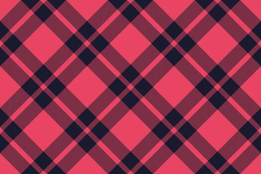 Festive tartan plaid, argyle fabric seamless textile. Bag check pattern texture background in red and dark colors. vector