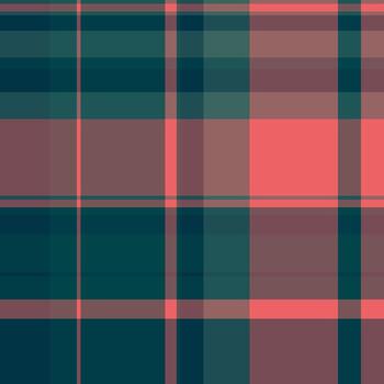 Poster check tartan seamless, rustic texture fabric textile. London background plaid pattern in red and dark colors. vector