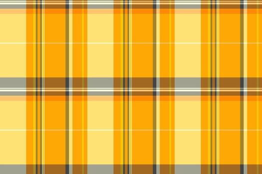 expresivo textura tela fondo, amable tartán cheque sin costura. Rico tartán textil modelo en brillante y amarillo colores. vector