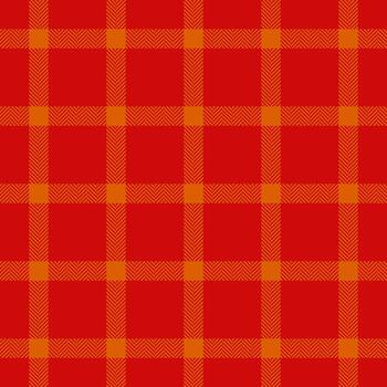 Bold plaid pattern in warm red and orange hues. Perfect for textile design, backgrounds, or adding a touch of rustic charm to your project. vector