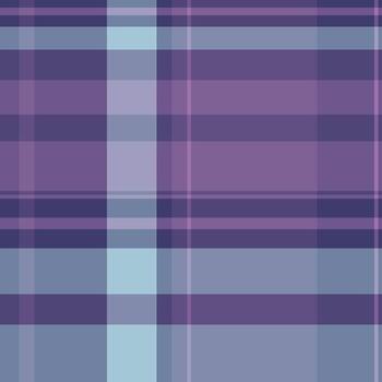un sereno tartán modelo en matices de púrpura y azul crea un calmante, resumen fondo. genial para textiles, web diseño, o ilustrando temas de unidad y orden. vector