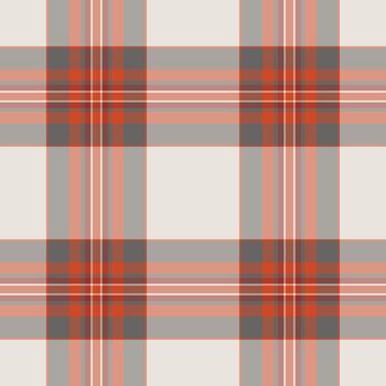 clásico tartán modelo con intersectando líneas en gris, naranja, y crema. sin costura diseño para tela, antecedentes, o digital papel proyectos vector