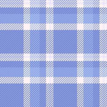 Soft blue plaid seamless pattern. A calming, classic design ideal for backgrounds, textiles, web design, or adding a touch of traditional charm to any project. vector