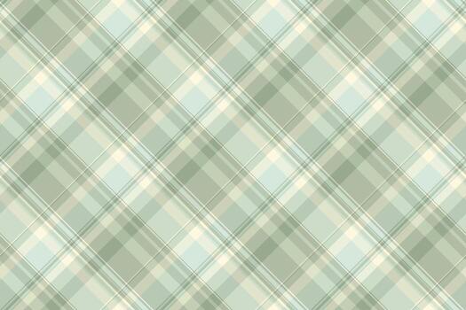 Elegant plaid pattern with subtle green and cream hues. Classic design suitable for backgrounds, textiles, wrapping paper, and digital projects. Versatile texture. vector