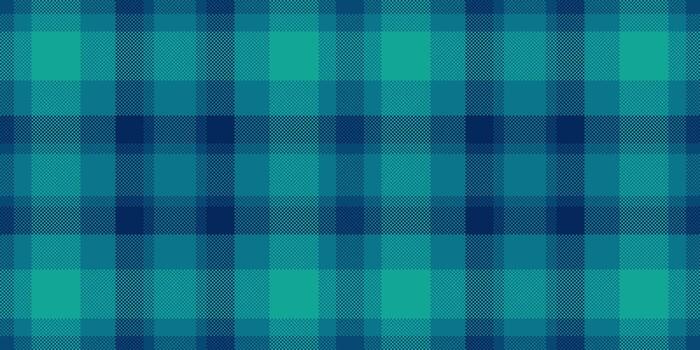 Classic blue and teal plaid pattern. Ideal for backgrounds, textiles, or adding a touch of traditional style to modern designs. Cozy, versatile, and eyecatching. vector