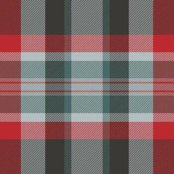 Ornate check fabric pattern, effect texture tartan textile. Nyc background seamless plaid in grey and dark colors. vector