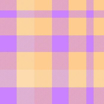 mínimo tartán fondo, rectángulo sin costura tartán controlar. estilizado tela textil textura modelo en naranja y Violeta colores. vector