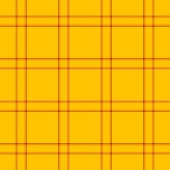 Bright, bold plaid pattern with sunshine yellow and red lines. A versatile texture suitable for backgrounds, textiles, and graphic designs. Optimistic modern. vector