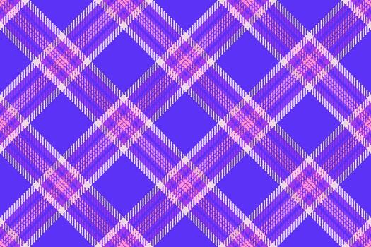 Various check fabric background, 2025 plaid seamless . Blank textile pattern tartan texture in indigo and violet colors. vector