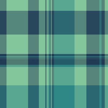 Classic plaid pattern in calming teal hues. Timeless and versatile, great for backgrounds, textiles, or adding a touch of tradition to your designs. Ideal for a wide variety of projects. vector