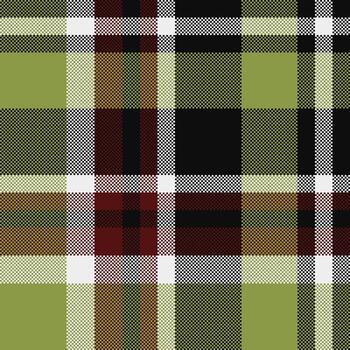 Geometric plaid pattern featuring earthy hues. Ideal for fashion, backgrounds, textiles, or adding a touch of tradition to your design project. Versatile texture. vector