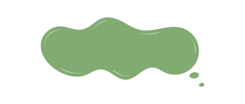 Organic green cloud speech bubble doodle as a hand drawn box. Symbol for chat and message, this comment icon fits conversation or dialogue concepts in a unique and modern communication style. vector