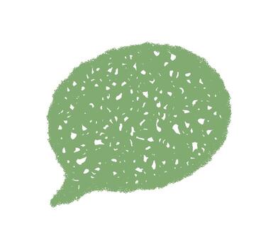 bosquejo lápiz de color fluido habla burbuja icono tiene un suave orgánico circulo forma. resumen mensaje elemento y gráfico charla burbuja utilizar negrita lápiz de color estilo. moderno formar para mensaje, icono, o gráfico concepto. vector