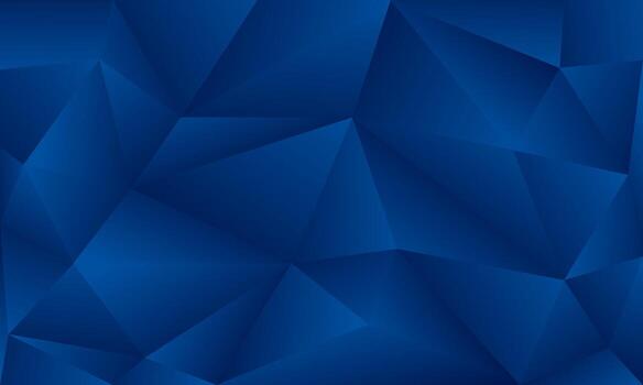 blue polygon background design with abstract geometric triangular gradient texture vector
