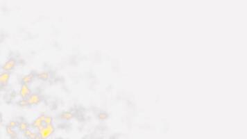 brinnande brand övergång animering på 3d tolkning, vit bakgrund till mörk video