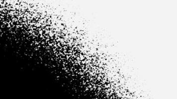 3d interpretazione di bianca per nero transizione effetto animazione. animazione sfondo video