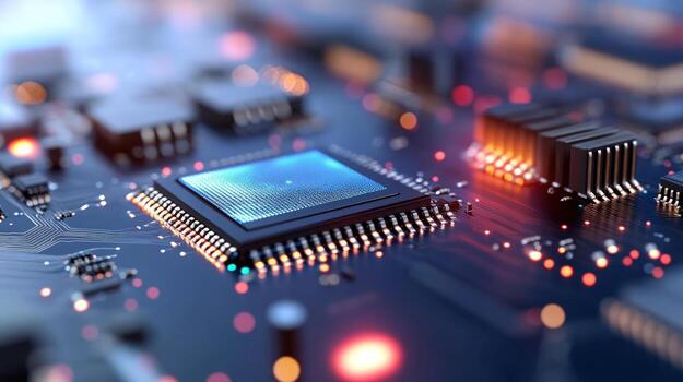 Computer processor microchip technology central processing unit photo