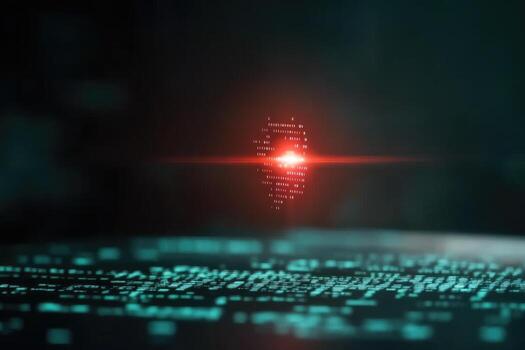 Digital security shield protection with glowing effect for online safety and cybersecurity concepts photo