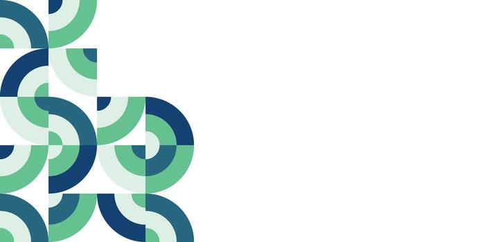 cuadrante geométrico modelo en verde y azul resumen antecedentes diseño vector