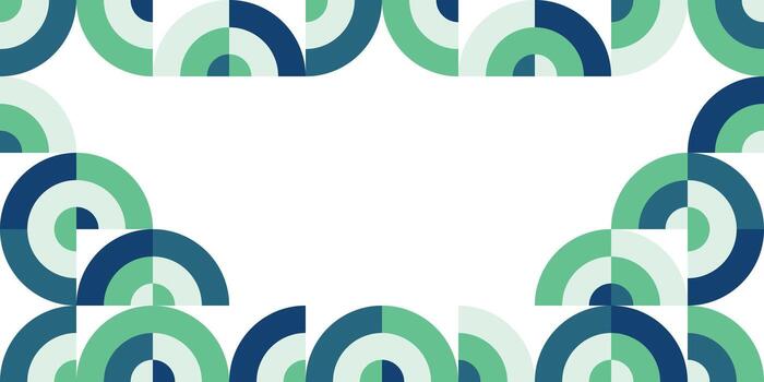 Stylish Green and Blue Quadrant Composition Pattern abstract background Design vector