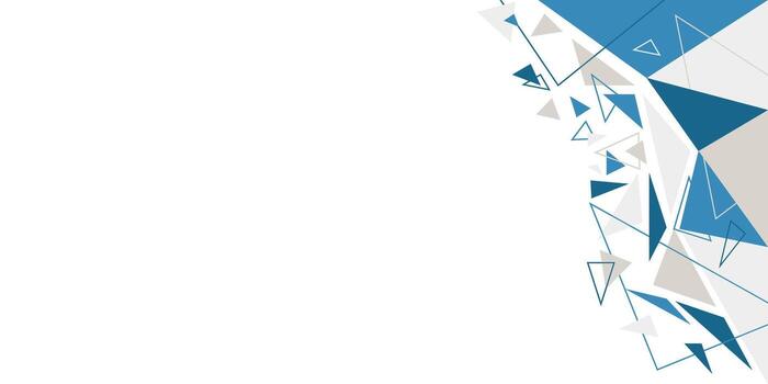 Abstract Background Design with Dynamic Triangle Pattern in Blue and Gray vector