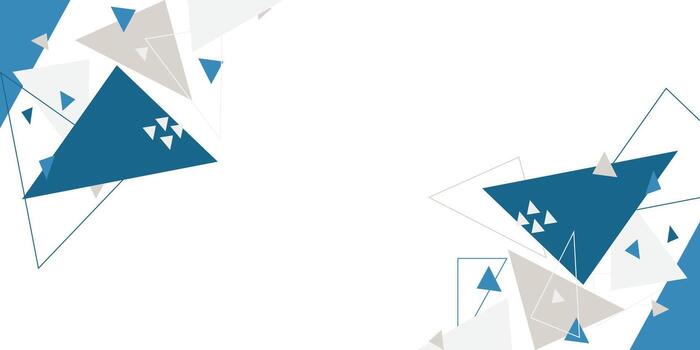 triangular formas en múltiple tamaños y sombras azul y gris resumen antecedentes diseño vector