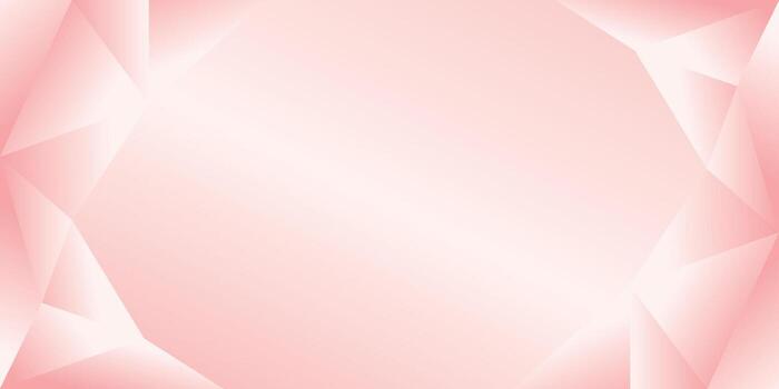 Gradient Pink with Minimalist Polygon Shapes Background Design vector