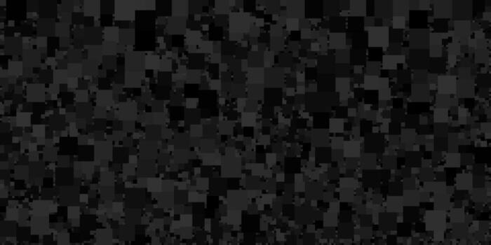 Modern abstract pattern featuring varied shades of gray. The dark squares and shapes create a textured, geometric background with a digital aesthetic. vector
