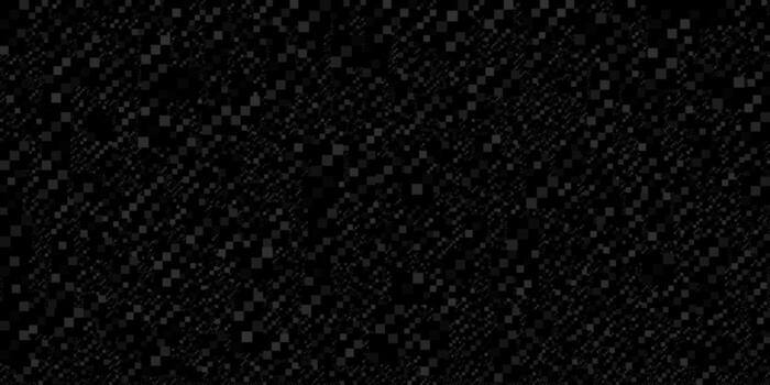 A dark, abstract illustration with a geometric pattern of small, glowing cubes. The surface shows a random grid of light spots, creating a dynamic background. vector