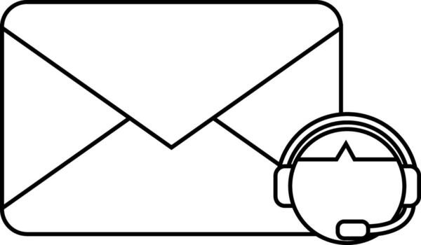 message icon and customer service icon with white background vector