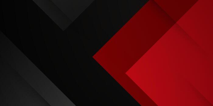 Abstract overlap triangle theme with dark red color background. Simple papercut design background. vector