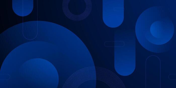 Abstract dark blue background with simple geometric shape pattern design. Cool banner background. vector