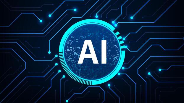 AI technology concept vector