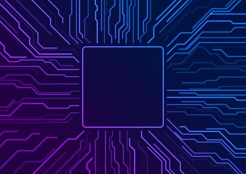 Abstract circuit design background image vector