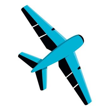 Flat drone icon isolated on white background, perfect for web, mobile app design, aerial mapping, delivery, and technology inspired illustrations. vector