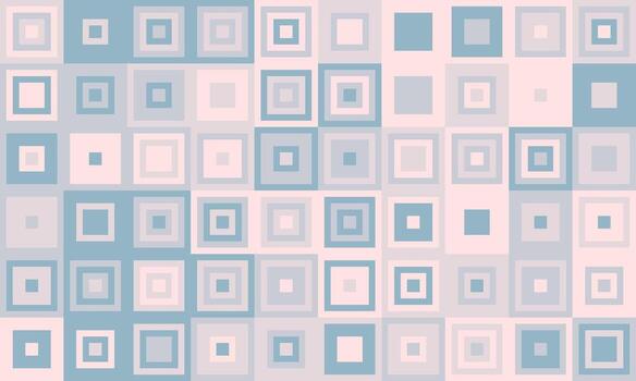 Abstract pastel square pattern. Subtle geometric design perfect for website backgrounds, presentations, or textile prints. Evokes calm, order, and modern sophistication. vector