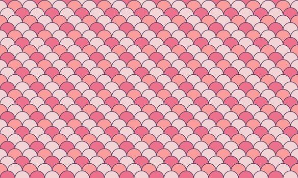 Elegant pink and white seamless pattern. Perfect for textile design, wallpaper, website backgrounds, or packaging. Subtle, repeating scale pattern evokes a sense of calm and femininity. vector