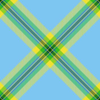 vibrante tartán modelo con intersectando líneas en amarillo, verde, y azul en un ligero antecedentes. ideal para textiles, antecedentes, y tradicional diseños vector